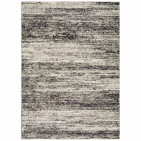 Palacedesigns 3 x 5 ft. Ash & Slate Abstract Area Rug PA1860967